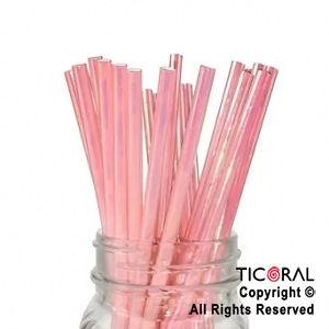 SORBETE POLIPAPEL METALIZADO ROSA IRIDISCENTE X 20